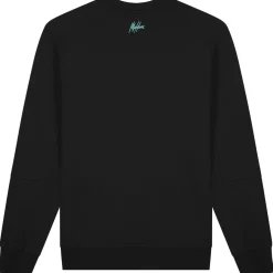 Malelions Sport Counter sweater heren black turquoise