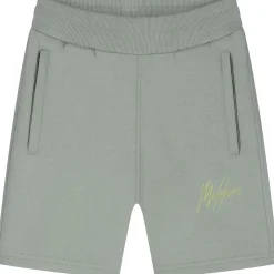 Malelions Striped Signature short junior agave green