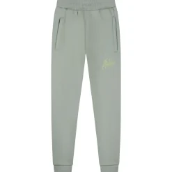 Malelions Striped Signature joggingbroek junior agave green