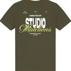 Malelions Studio shirt junior moss green