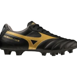 Mizuno Morelia II Club voetbalschoenen black gold darkshadow