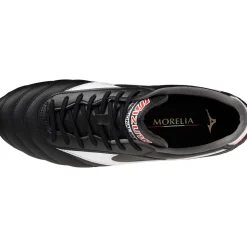 Mizuno MORELIA II PRO FG - AG voetbalschoenen heren black white chinese red