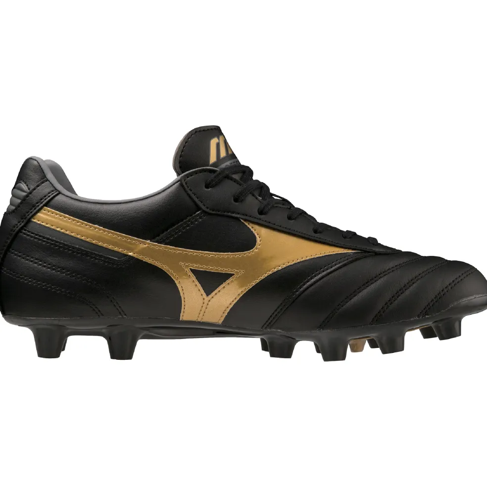 Mizuno Morelia II Pro voetbalschoenen black gold dark shadow