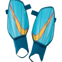 Nike Charge scheenbeschermers baltic blue zwart wit