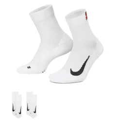 Nike Court Multiplier Max tennissokken heren 2-pack white