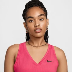Nike Court Victory tennis tanktop dames aster pink black