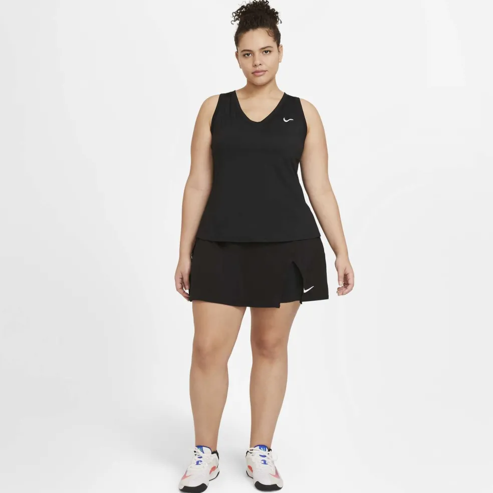 Nike Court Victory tennis tanktop dames black white