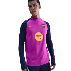 Nike FC Barcelona Strike trainingsshirt heren purple vivid purple midwest gold