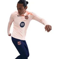 Nike FC Barcelona Strike trainingsshirt heren crimson tint bright mango midnight navy