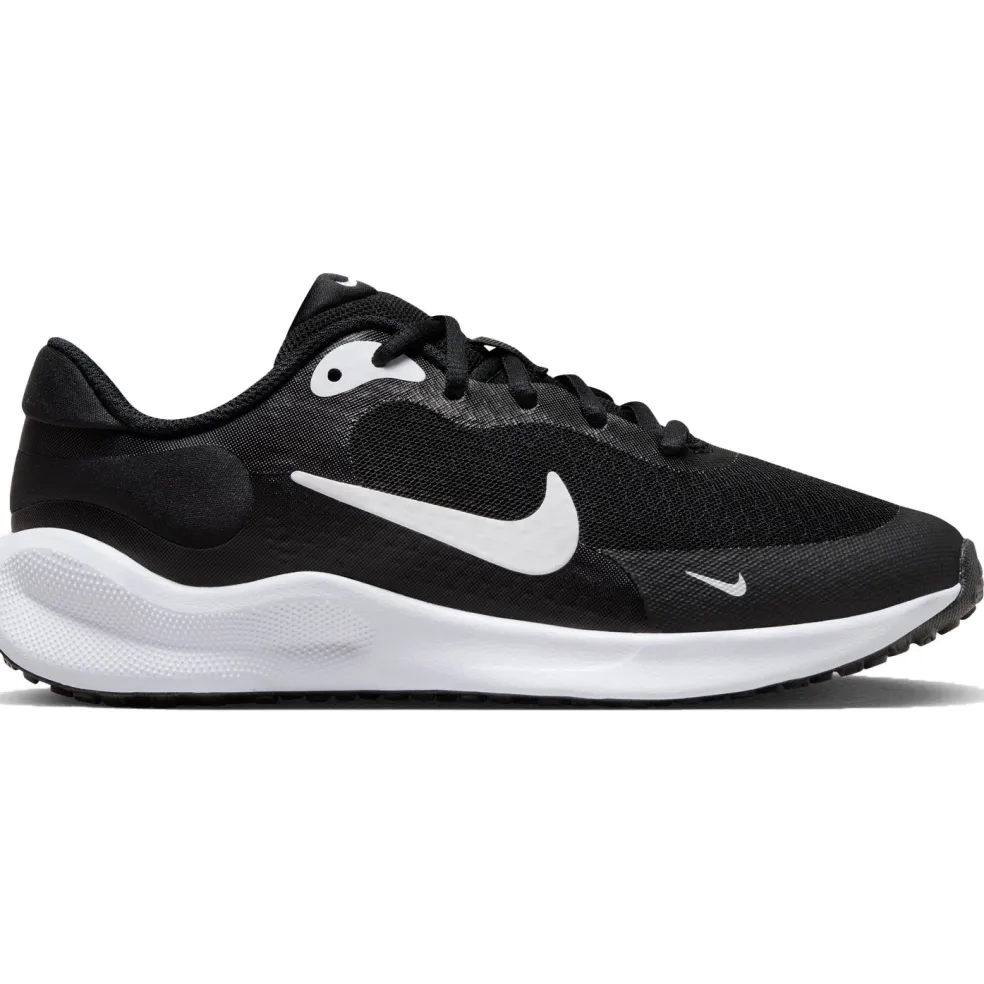 Nike Revolution 7 hardloopschoenen junior black white