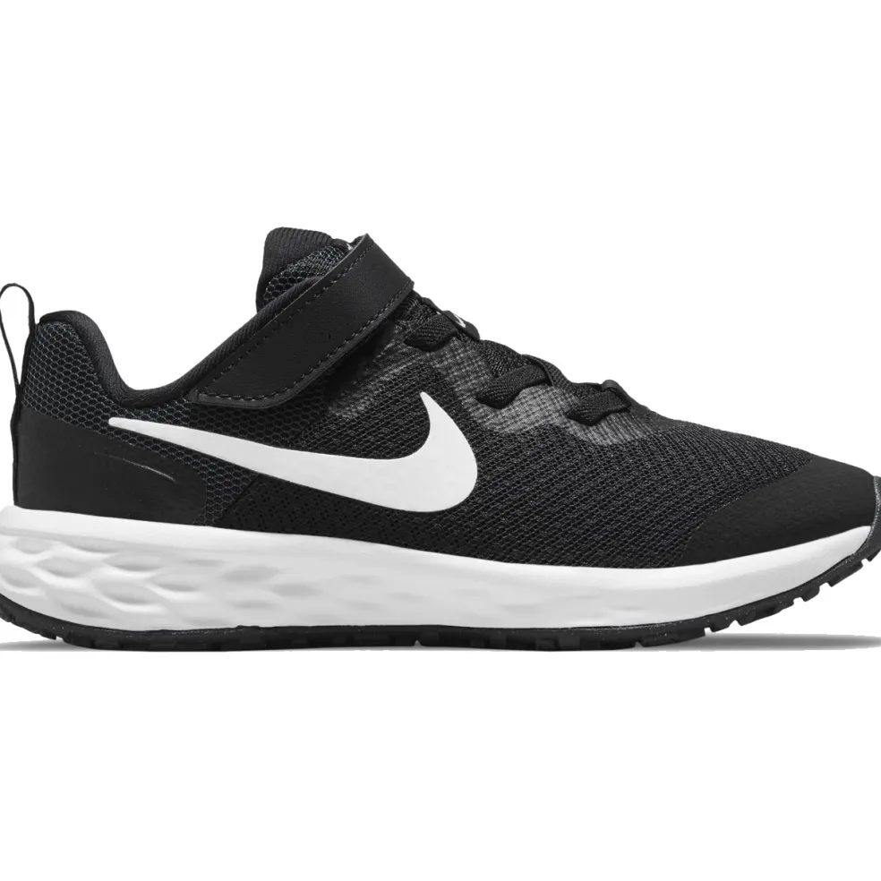 Nike Revolution 6 schoenen junior black dark smoke grey white