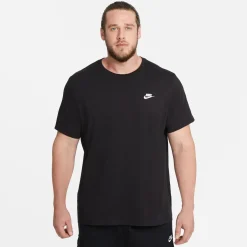 Nike Sportswear Club shirt heren black white