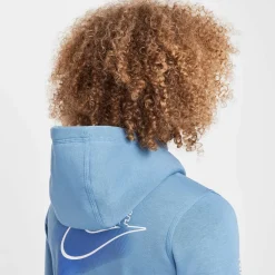 Nike Standard Issue hoodie junior aegean storm