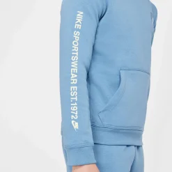 Nike Standard Issue hoodie junior aegean storm