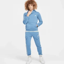 Nike Standard Issue hoodie junior aegean storm