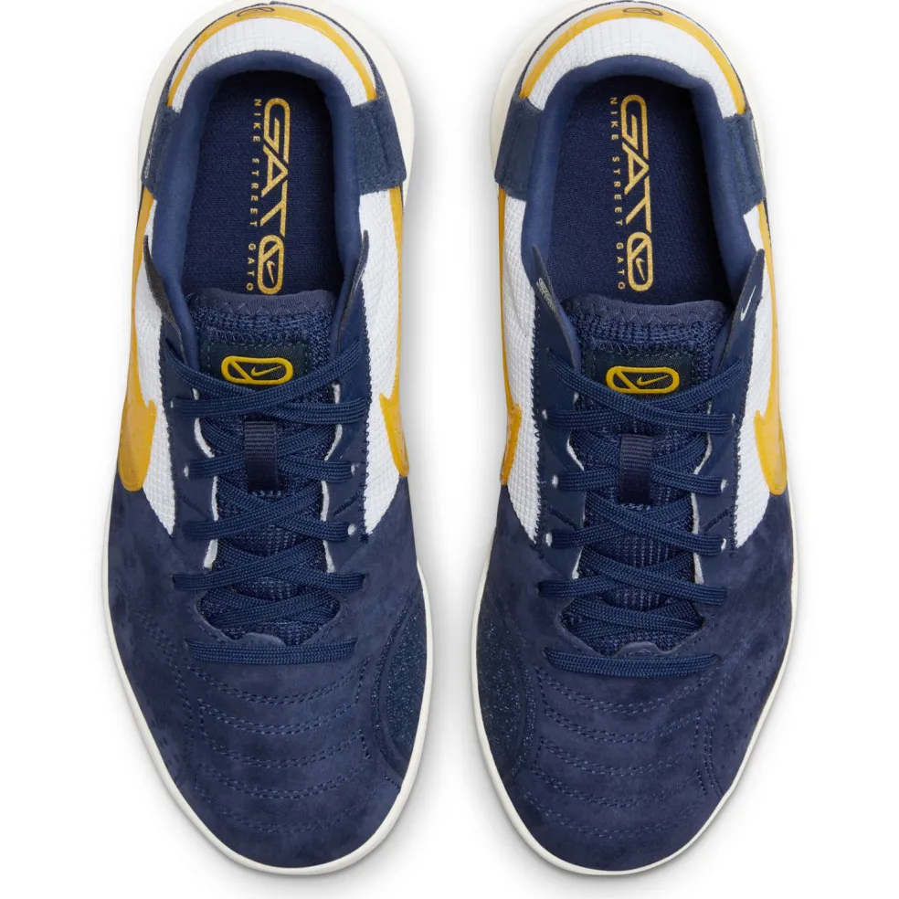 Nike Streetgato zaalvoetbalschoenen junior midnight navy vivid sulfur