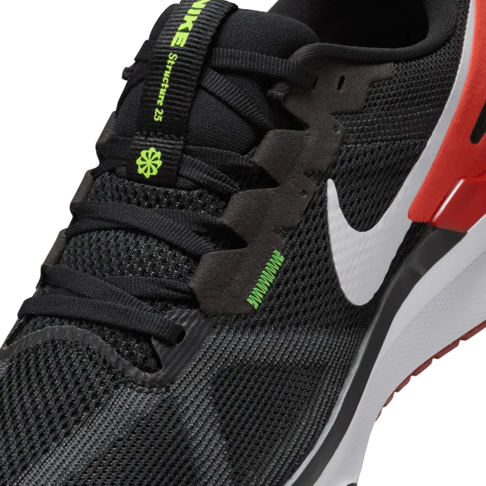 Nike Structure 25 hardloopschoenen heren black iron grey white