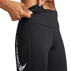 Nike Swoosh Fast hardloopbroek dames black white