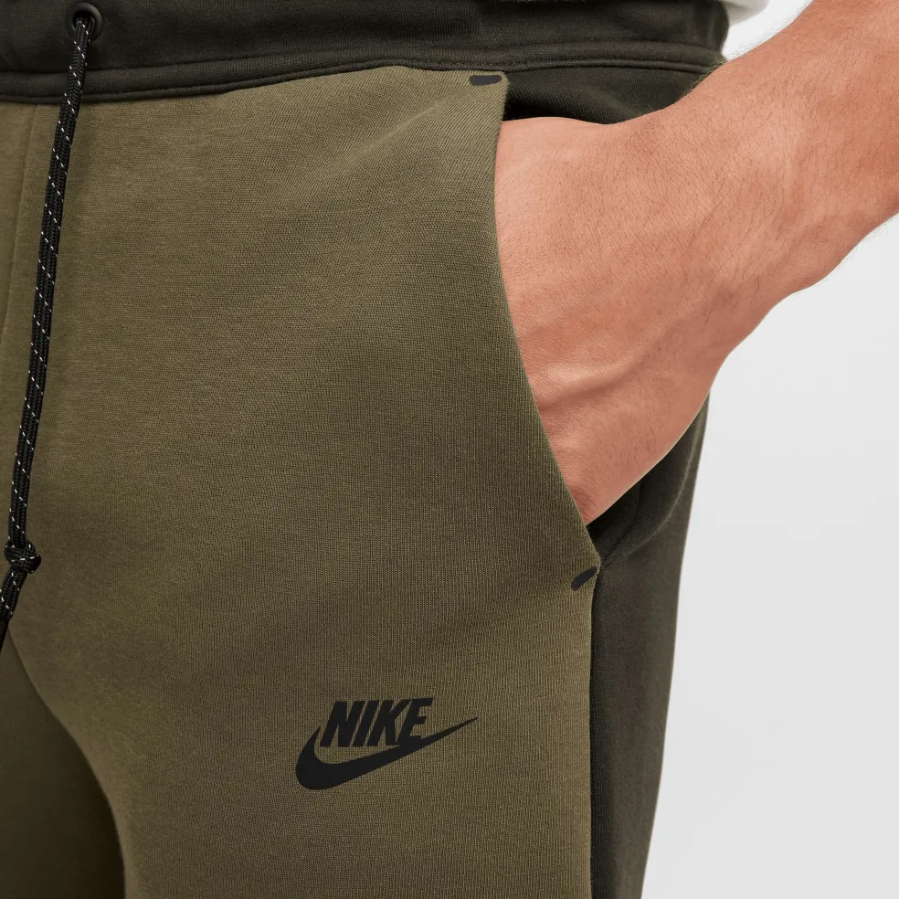 Nike Tech Fleece joggingbroek heren sequoia medium olive black