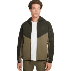 Nike Tech Fleece Windrunner vest heren sequoia medium olive black