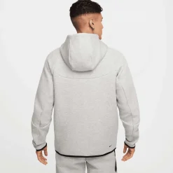 Nike Tech Fleece Windrunner vest heren dark grey heather black