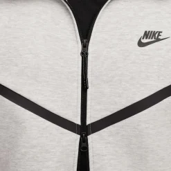 Nike Tech Fleece Windrunner vest heren dark grey heather black
