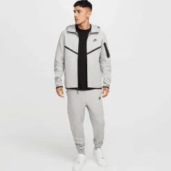 Nike Tech Fleece Windrunner vest heren dark grey heather black