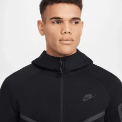 Nike Tech Fleece Windrunner vest heren black black