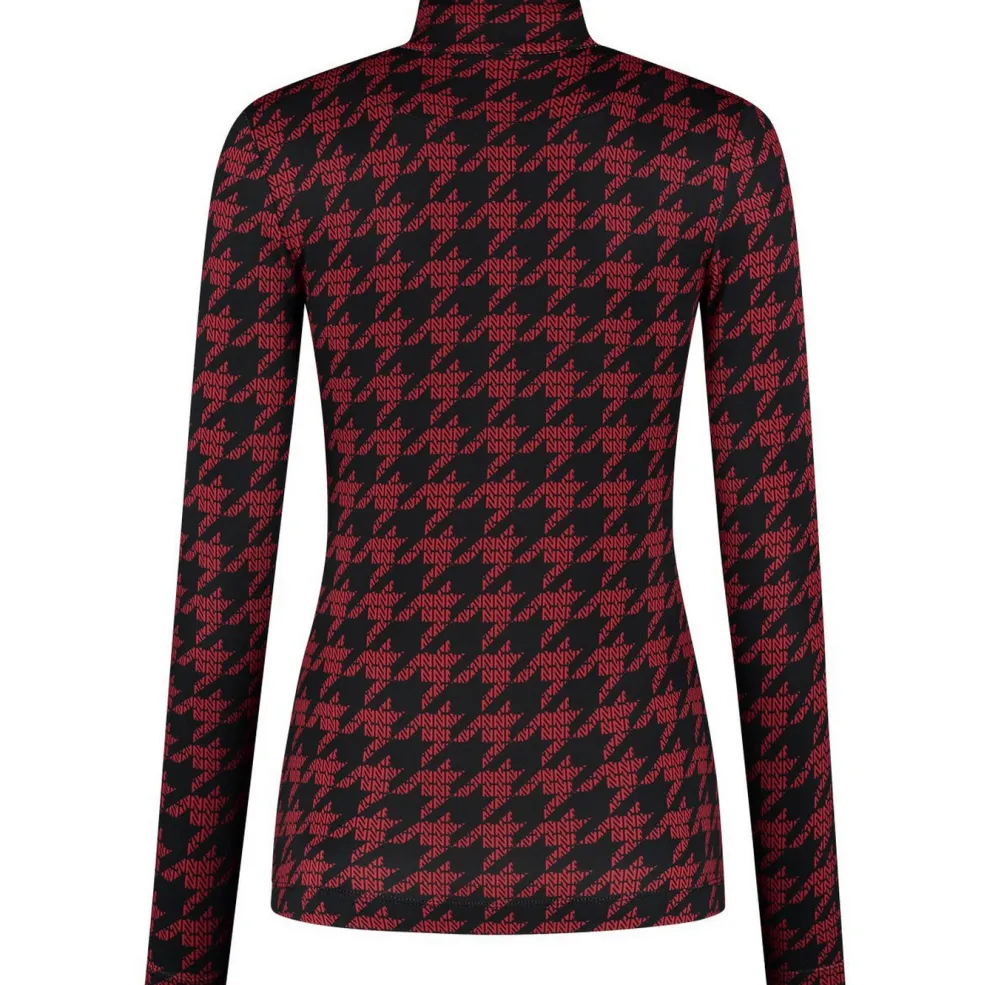 NIKKIE Geo Logo skipully dames red