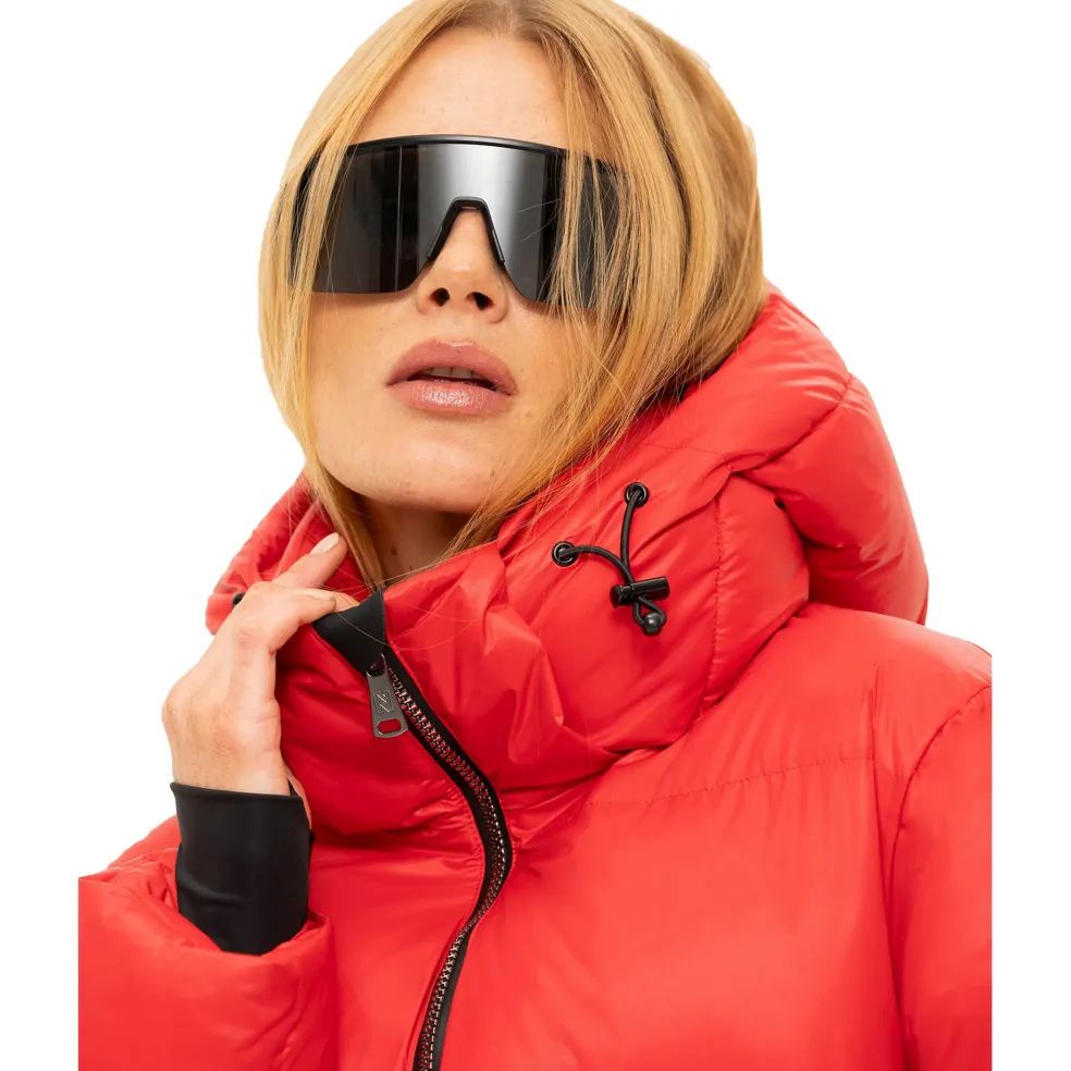 NIKKIE Nafferton winterjas dames racing red