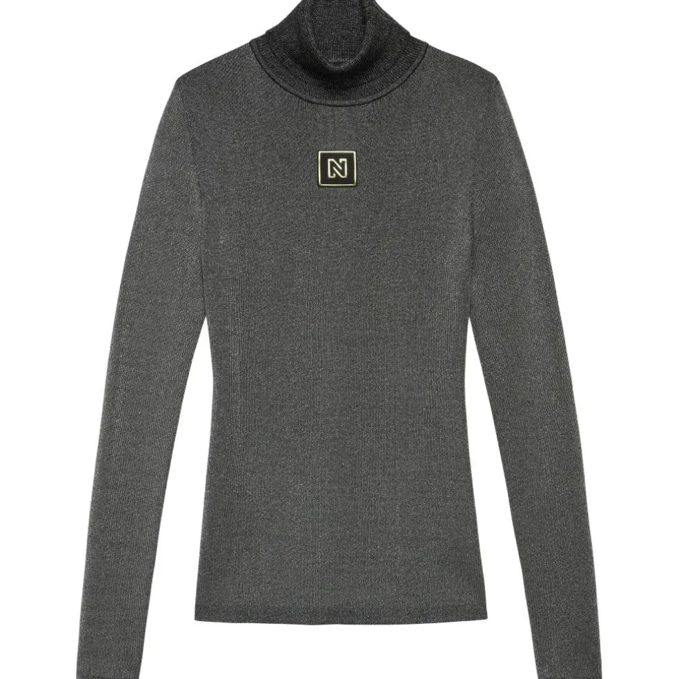 NIKKIE Noroton Shiny sweater dames black