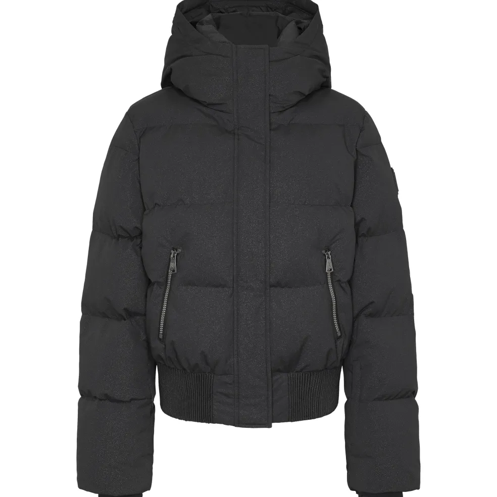 NIKKIE Numa Glitter winterjas dames black