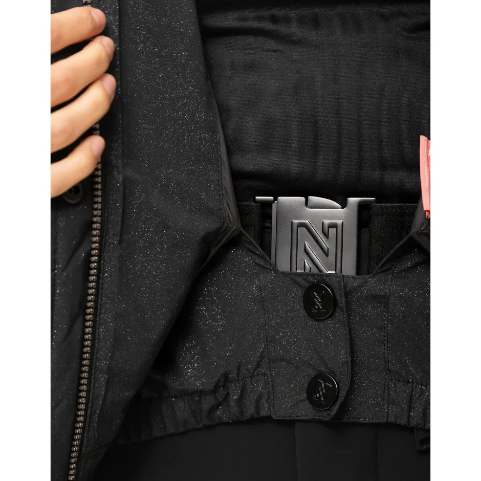 NIKKIE Numa Glitter winterjas dames black