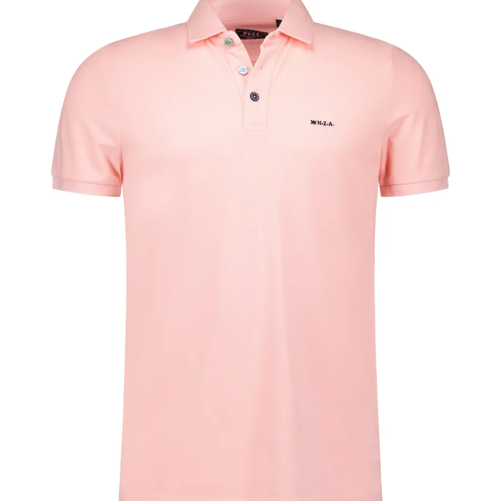 NZA New Zealand Auckland polo heren pastel pink