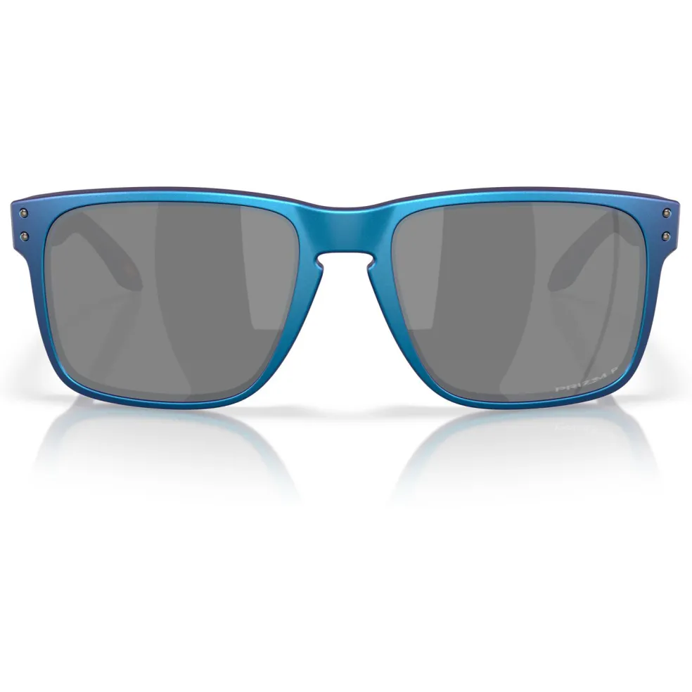 Oakley Holbrook XL zonnebril prizm black polarized matte cyan blue colorshift