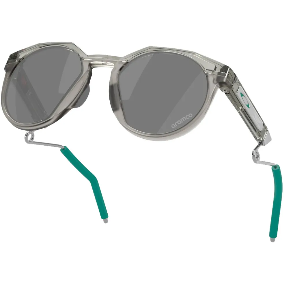 Oakley HSTN Aston Martin Aramco F1 Team zonnebril grey ink