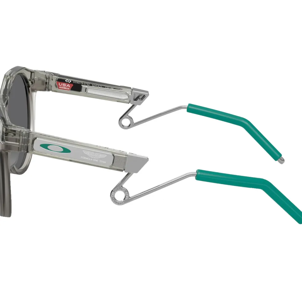 Oakley HSTN Aston Martin Aramco F1 Team zonnebril grey ink