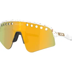 Oakley Sutro Lite Sweep Mathieu Van Der Poel Signature  Series zonnebril prizm 24k red gold splatter
