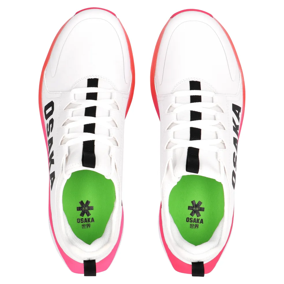 Osaka Furo Court zaalhockeyschoenen white raspberry