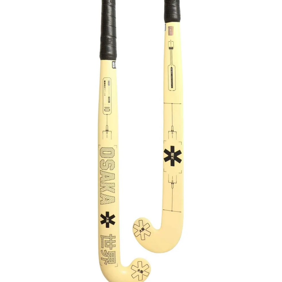 Osaka Vision 10 Grow Bow hockeystick junior faded yellow