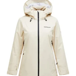 Peak Performance ANIMA softshell winterjas dames sand fog