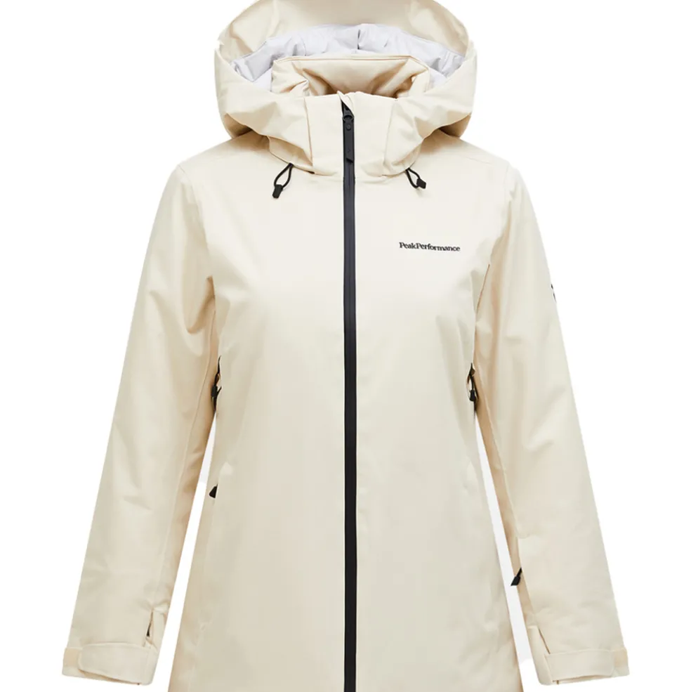 Peak Performance ANIMA softshell winterjas dames sand fog