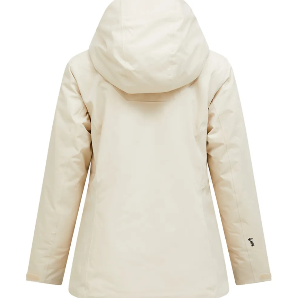 Peak Performance ANIMA softshell winterjas dames sand fog