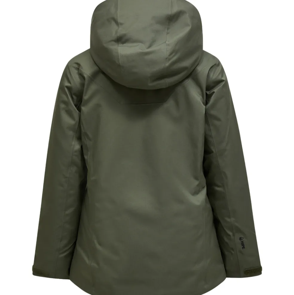 Peak Performance ANIMA softshell winterjas dames pine needle