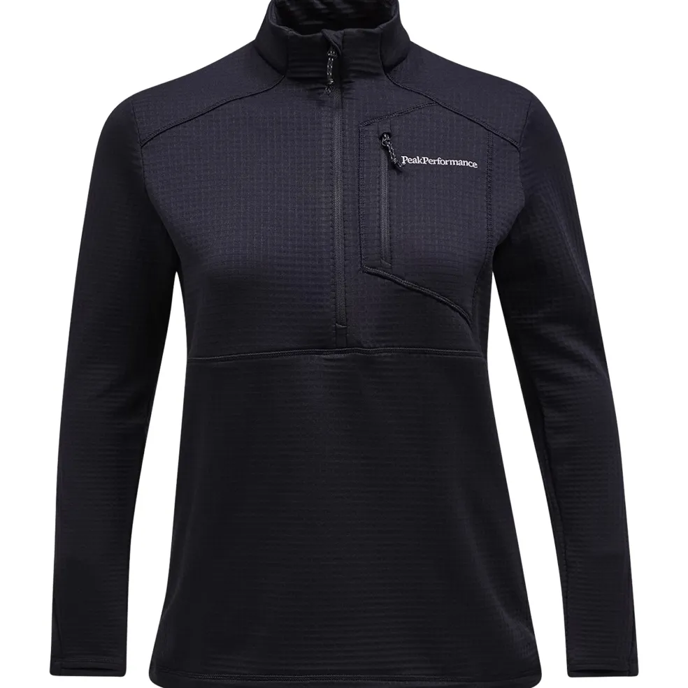 Peak Performance Trail Polartec Half Zip skipully dames black