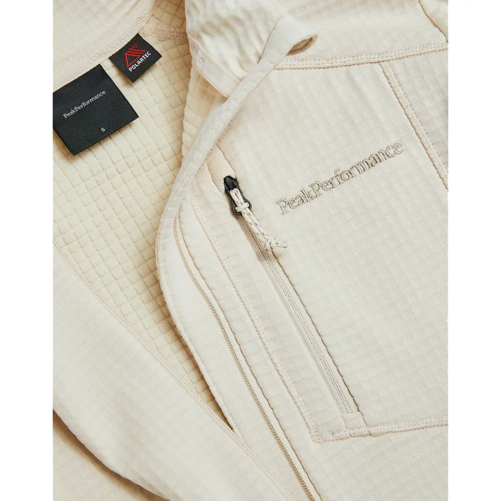 Peak Performance Trail Polartec Half Zip skipully dames sand fog