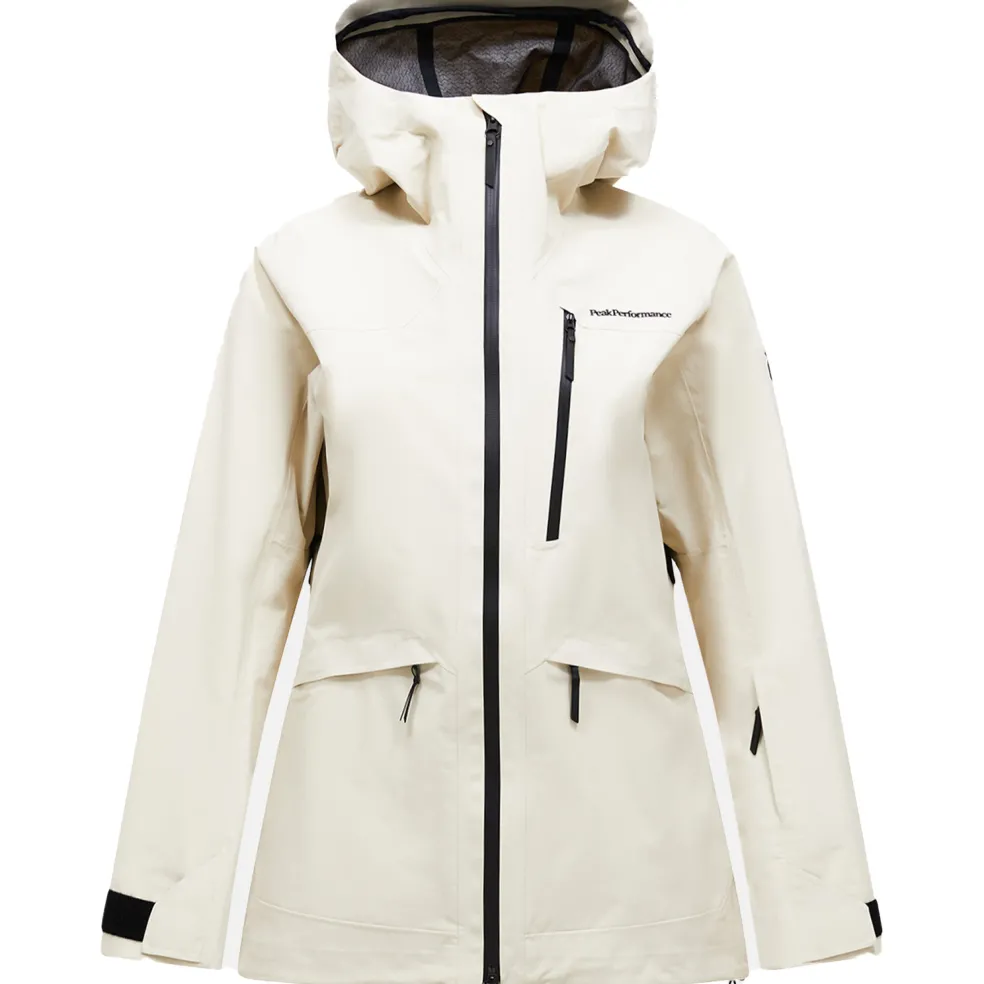 Peak Performance VERTEC softshell winterjas dames sand fog