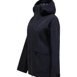 Peak Performance VERTEC softshell winterjas dames black