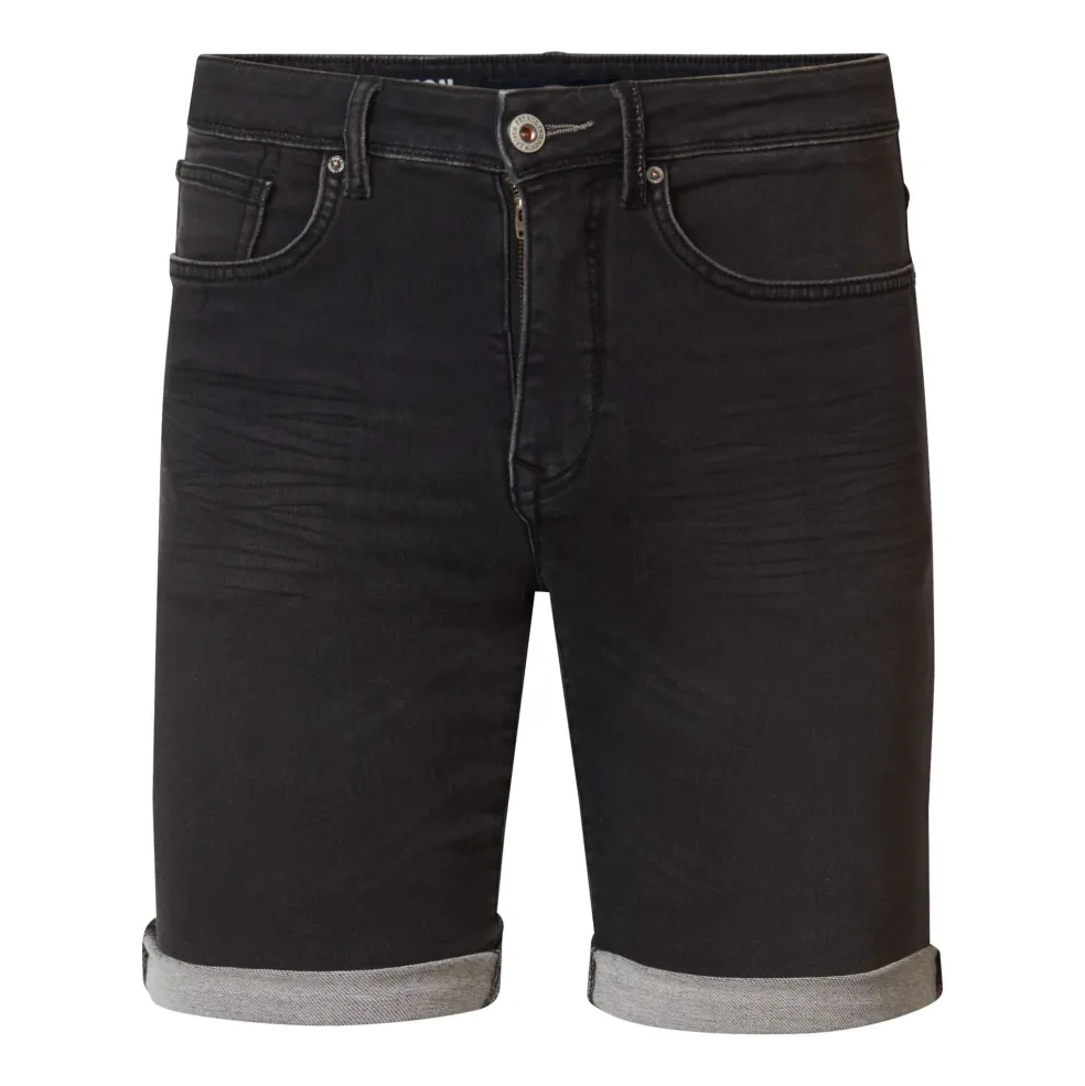 Petrol Industries Luau short heren black stone