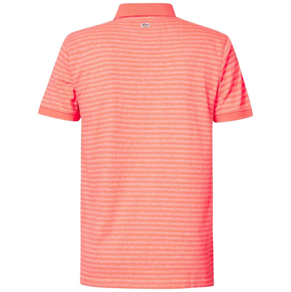 Petrol Industries Polo heren fiery coral